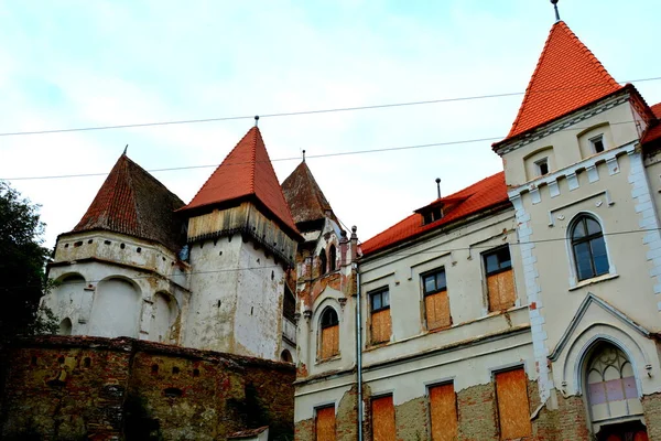 Eglise Évangélique Saxonne Médiévale Fortifiée Dans Village Iacobeni Transylvanie Roumanie — Photo