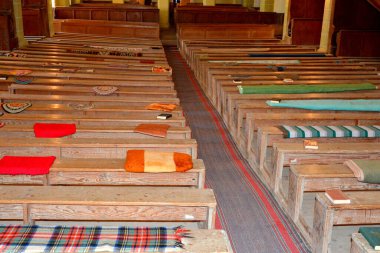 Romanya 'nın Transilvanya kentindeki Cincu, Grossschenk köyündeki güçlendirilmiş ortaçağ sakson evanjelik kilisesi. Yerleşim yeri Sakson koloniciler tarafından 12. yüzyılın ortalarında kuruldu.