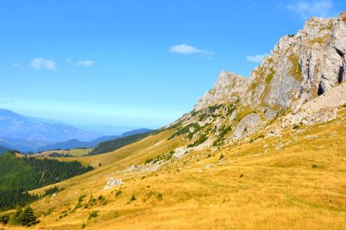 Bucegi Massif, Carpathian Bend Dağları, Transilvanya, Romanya.