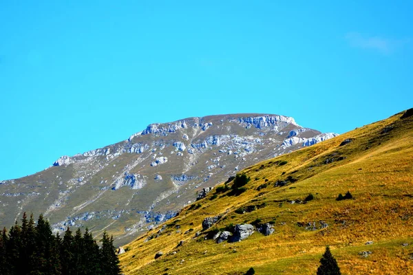 Massif Bucegi Dans Les Carpates Bend Mountains Transylvanie Roumanie Étant — Photo