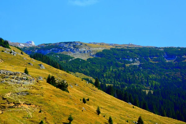 Bucegi Massif Carpathian Bend Dağları Transilvanya Romanya Büyük Bir Yapısal — Stok fotoğraf