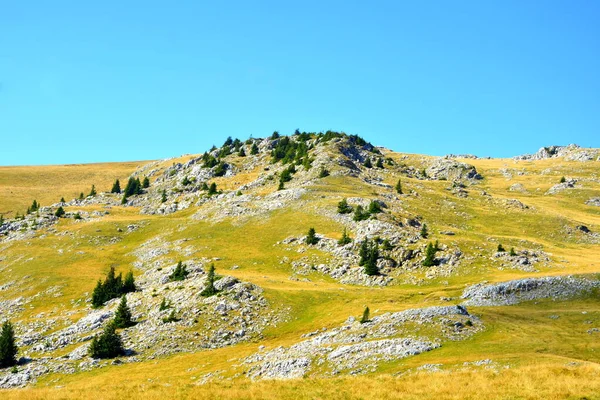 Bucegi Massif Karpatských Horách Transylvánie Romanie Bucegi Massif Velmi Konstrukčně — Stock fotografie