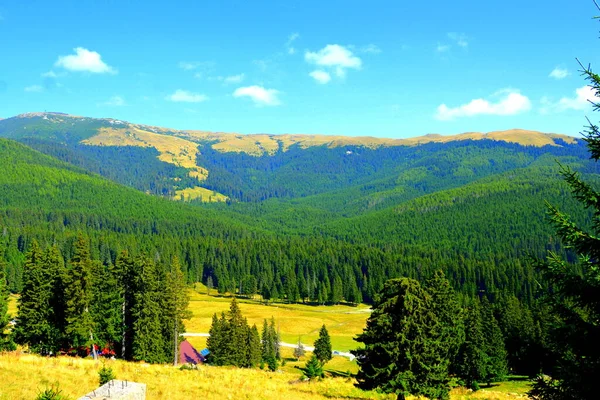 Büyük Yapısal Morfolojik Karmaşıklığa Sahip Olan Bucegi Massif Güçlü Kayalıklar — Stok fotoğraf