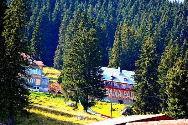 Chalet Padina Bucegi Massiv Den Karpaten Siebenbürgen Rumänien Das Bucegi — Stockfoto