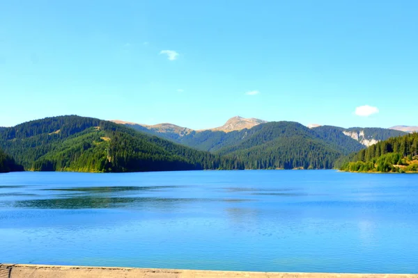 Lac Bolboci Dans Massif Bucegi Dans Les Carpates Transylvanie Roumanie — Photo