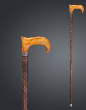 Yürüyen bastonlar ve koltuk değnekleri. Yüksek kalite fotoğraf