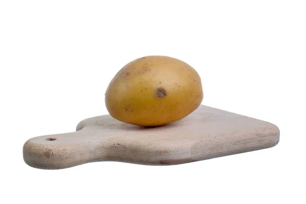 Kartoffel Auf Weißem Hintergrund — Stockfoto