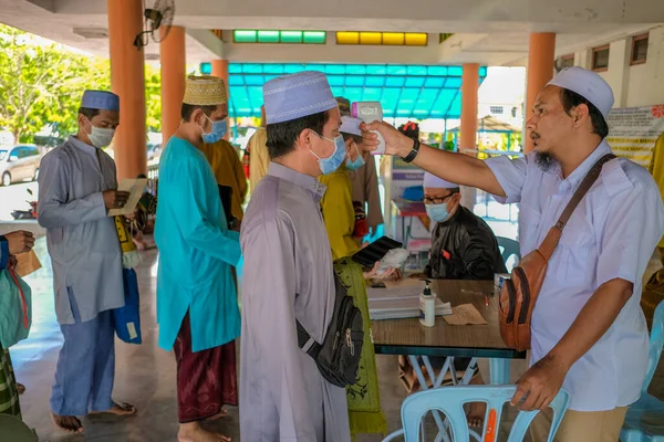 Muadzam Shah Μαλαισία Ιουνίου 2020 Μουσουλμάνοι Πραγματοποίησαν Την Προσευχή Της — Φωτογραφία Αρχείου