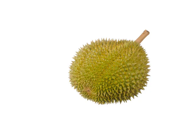 Durian Kung Frukt Isolerad Vit Bakgrund — Stockfoto