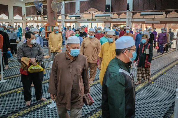 Muadzam Shah Maleisië Juli 2020 Moslims Voerden Het Vrijdaggebed Uit — Stockfoto