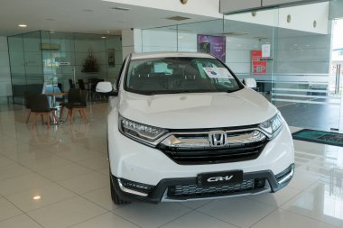 Kuantan, Malezya - 5 Temmuz 2020: Kuantan, Malezya 'daki Honda araba galerisi .