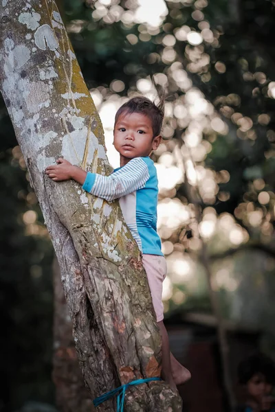 Muadzam Shah Malaysia February 7Th 2020 Indigenous Child Malaysia Orang — Stock Photo, Image