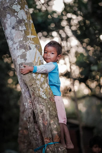 Muadzam Shah Malaysia February 7Th 2020 Indigenous Child Malaysia Orang — Stock Photo, Image