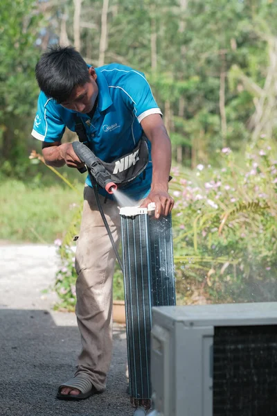 Муадзам Шах Малайзия Октября 2020 Года Азиатский Работник Обслуживанию Мужчин — стоковое фото