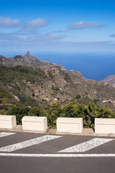 Landschap Van Anaga Gebergte Tenerife Beroemde Toeristische Bestemming Spanje — Stockfoto