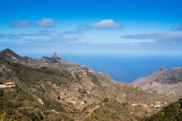 Paisaje Las Montañas Anaga Tenerife Famoso Destino Turístico España —  Fotos de Stock