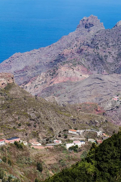 Paisaje Las Montañas Anaga Tenerife Famoso Destino Turístico España —  Fotos de Stock