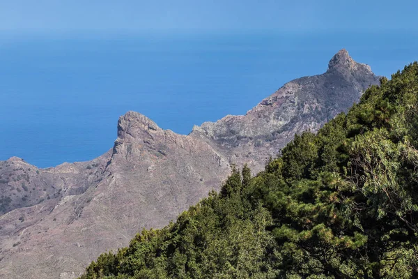 西班牙著名旅游胜地特内里费岛 Anaga 山景观 — 图库照片