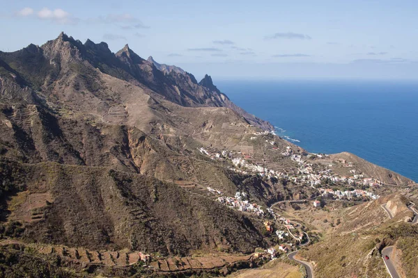 Manzara Anaga Dağları, Tenerife, İspanya ünlü Turizm hedef '.