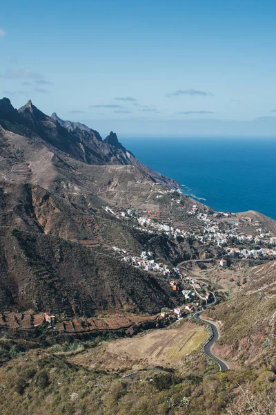 Paisaje Las Montañas Anaga Tenerife Famoso Destino Turístico España —  Fotos de Stock