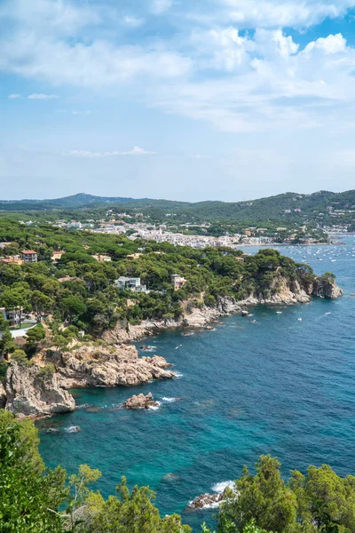 Paisaje Calella Palafrugell Desde Los Jardines Cap Roig —  Fotos de Stock