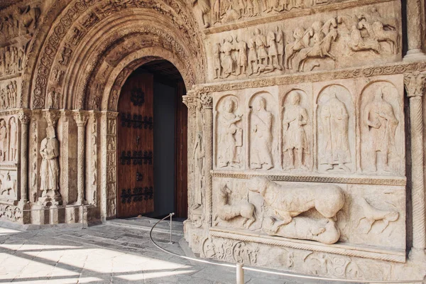 Mosteiro Românico Ripoll Catalunha Espanha — Fotografia de Stock