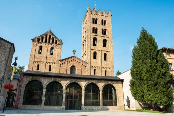 Romanesk Manastırı Rıpoll Katalonya Spanya — Stok fotoğraf