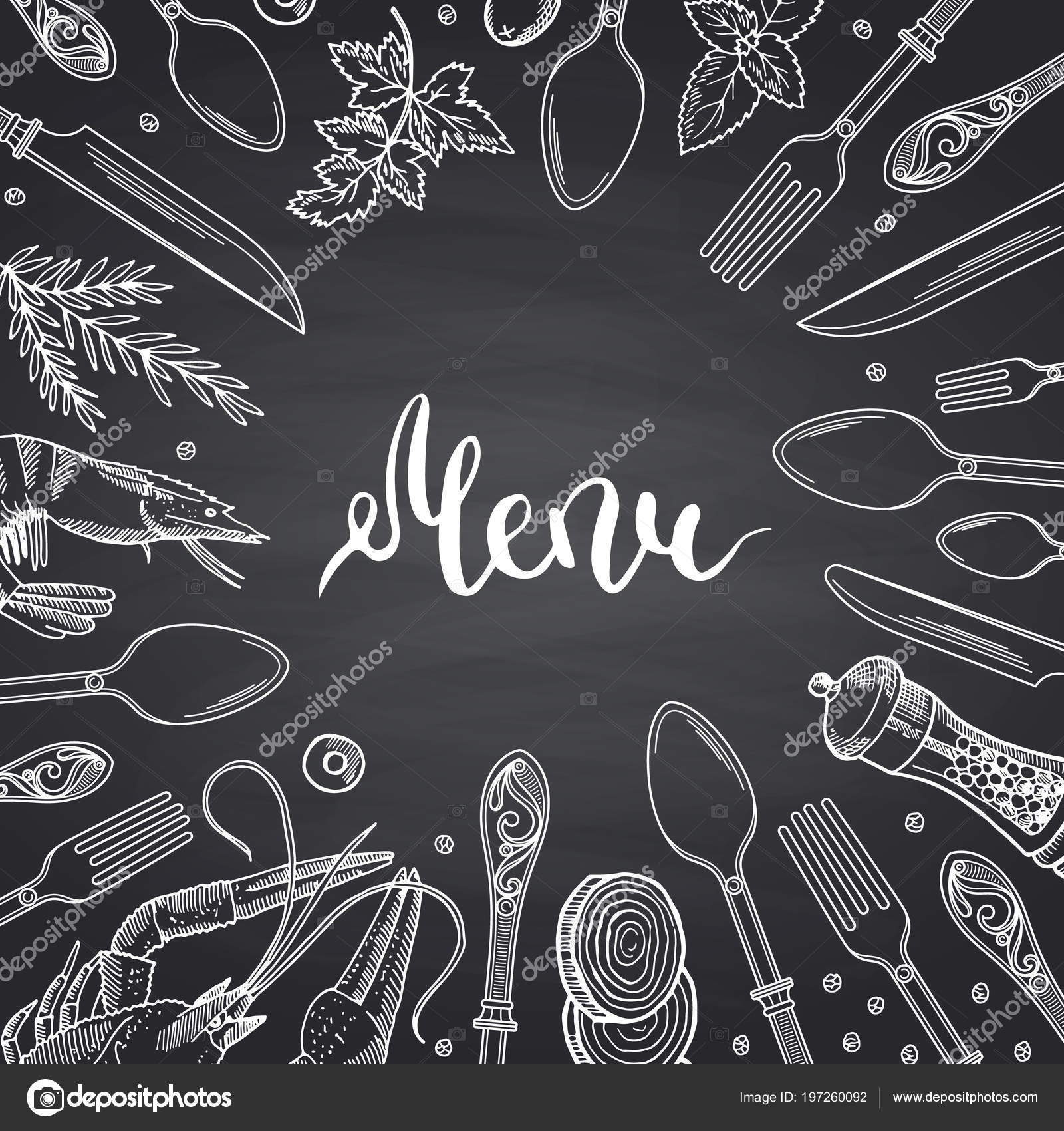 chalkboard illustration