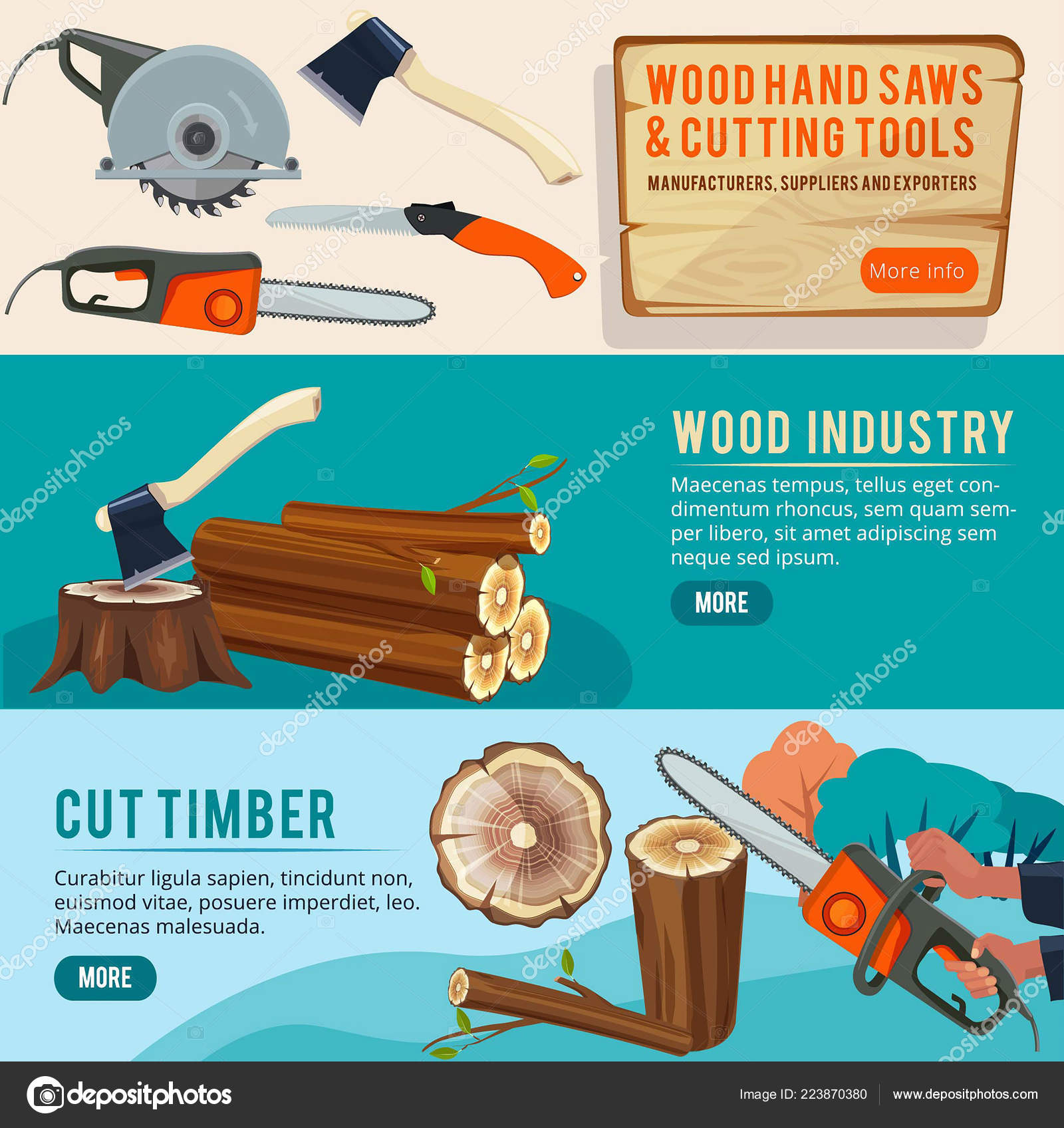 Holzbearbeitung Produktion Banner Der Forstwirtschaft Holz Bilder
