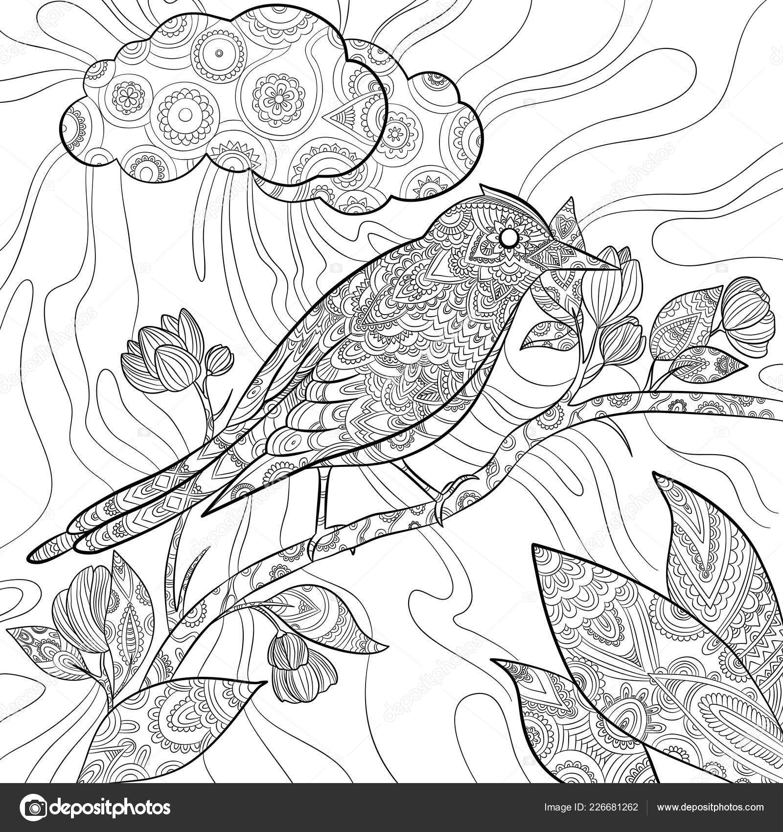 Coloriage Animaux Oiseaux Aigle 08 Sur Hugolescargotcom