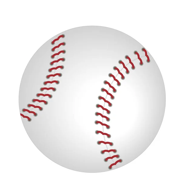 Baseball Icon Vector Aislado Sobre Fondo Blanco Equipamiento Para Deporte — Vector de stock