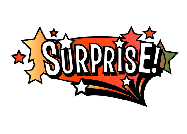 Яркий векторный пузырь для речи. Красочная эмоциональная икона на белом фоне. Стиль комиксов и мультфильмов
