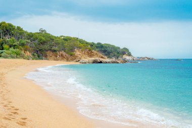 Praia de Aro Costa Brava, Katalonya İspanya, plaj