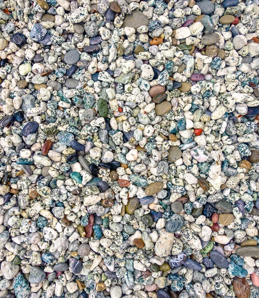 Абстрактная текстура фона, Красочные морские камни, вид сверху — стоковое фото