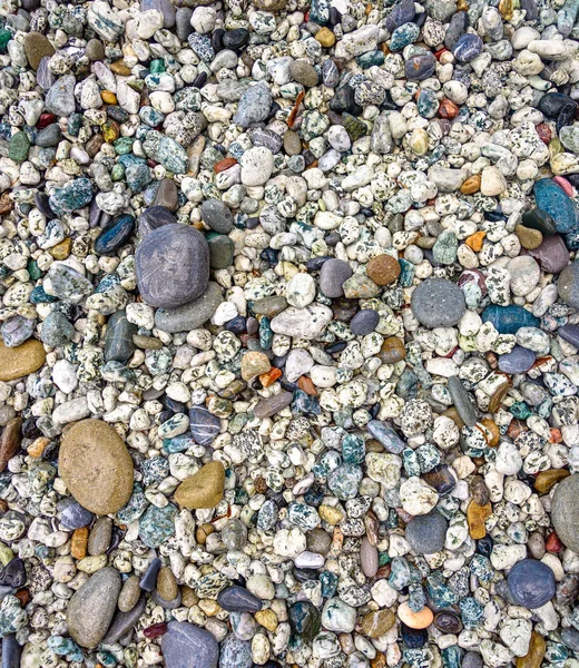 Аннотация Background Texture Colorful Sea Stones Water Top View — стоковое фото