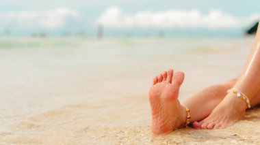 ayak, denizin pedikür karşı ayak ve ayak Spa tek. Topuk ve ayak tabanı için bakım