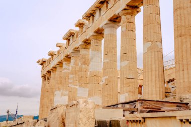 Atina, Yunanistan 'da Akropolis' te partenon