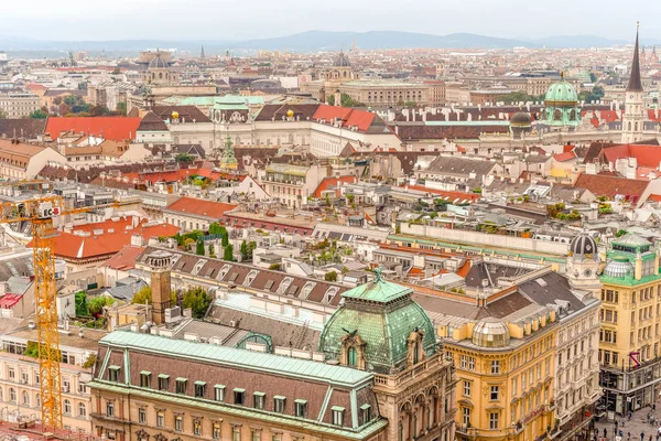 Vienna City Panoráma Szent István Katedrális — Stock Fotó