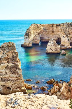 kayalar ve kum beach lagos, Portekiz