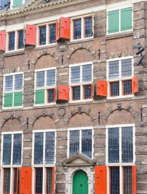 Amsterdam, Hollanda - 13 Mart 2019: Rembrandt Evi Amsterdam 'ın merkezinde, şimdi müze olan bir ev..