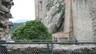 Görünümünü Sacra di San Michele, İtalya