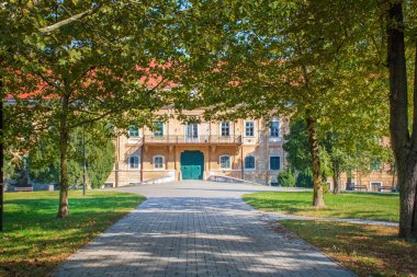 Rönesans tarzı park Manor house Malacky (Slovakya ile)
