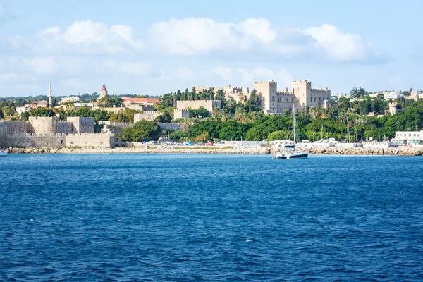 View Grand Master Palace City Rhodes Rhodes Greece — Stock Photo, Image