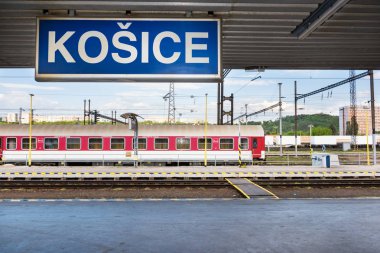 Kosice (Slovakya) Ana tren istasyonunda Couchette antrenörü)