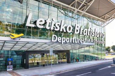 Bratislava, Slovakya 6 Ekim 2019: Ayrılış