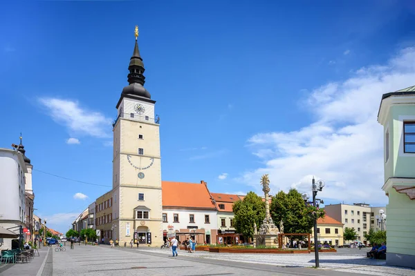 Trnava Slowakije Juni 2020 Trojicne Plein Voetgangerszone Van Het Centrum — Stockfoto
