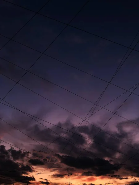 空の雲の美しい景色 — ストック写真