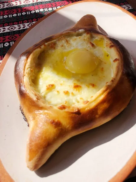 계란과 치즈가 조지아 — 스톡 사진