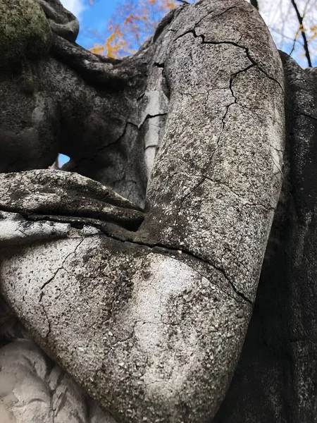 Detalles Hermosas Estatuas Mármol Necrópolis — Foto de Stock