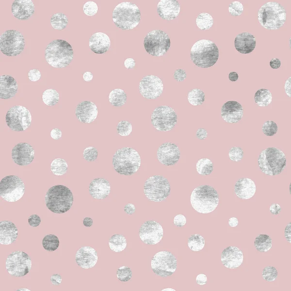 Abstract Geometric Confetti Silver Metal Seamless Pattern Luxury Gray Glittering — Stock Photo, Image
